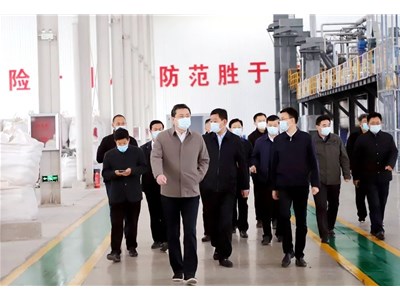 永城市市委书记、市人大常委会主任高大立深入永城青山环保产业园调研指导工作